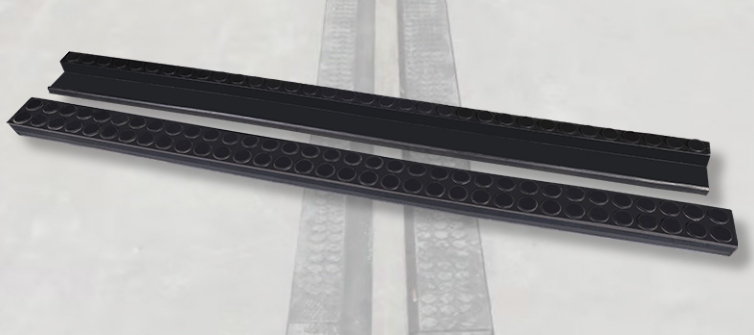 Rubber insertion strips