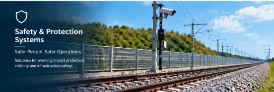 SFFST Introduces Safety & Protection Systems for Railway Infrastructure插图 Railway safety and protection systems banner