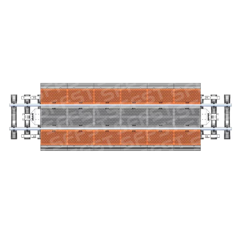 Rubber Level Crossing Panel_ Broad Gauge